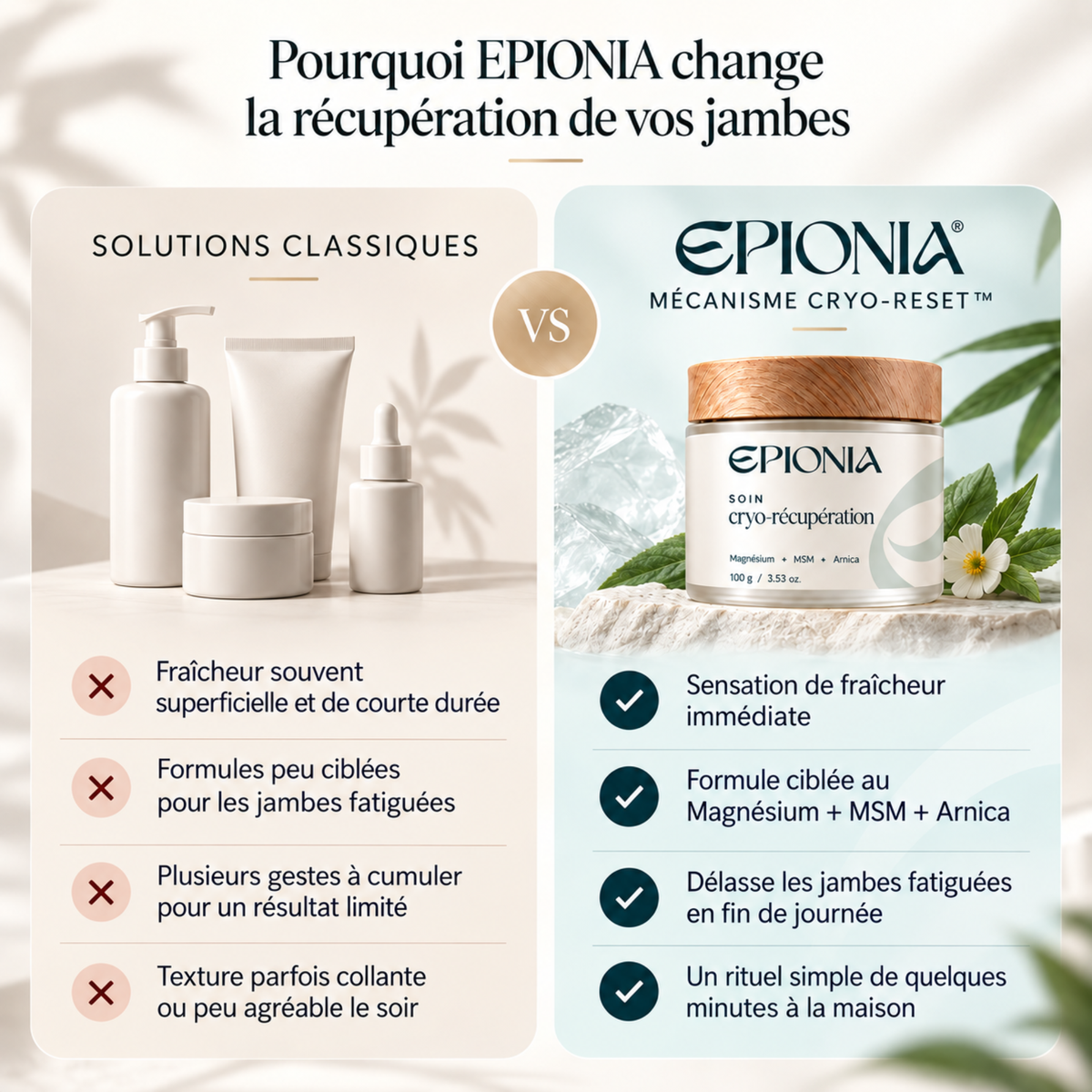 Soin Cryo-Récupération EPIONIA
